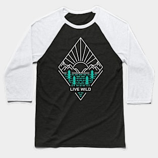 Live Wild 2 Baseball T-Shirt